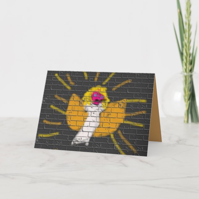 God jul Sol Måne Angel, konst av Kids :) Helgkort (Framsida)