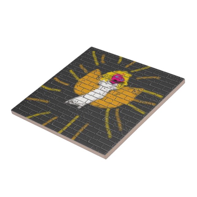 God jul Sol Måne Angel, konst av Kids :) Kakelplatta (Sidan)