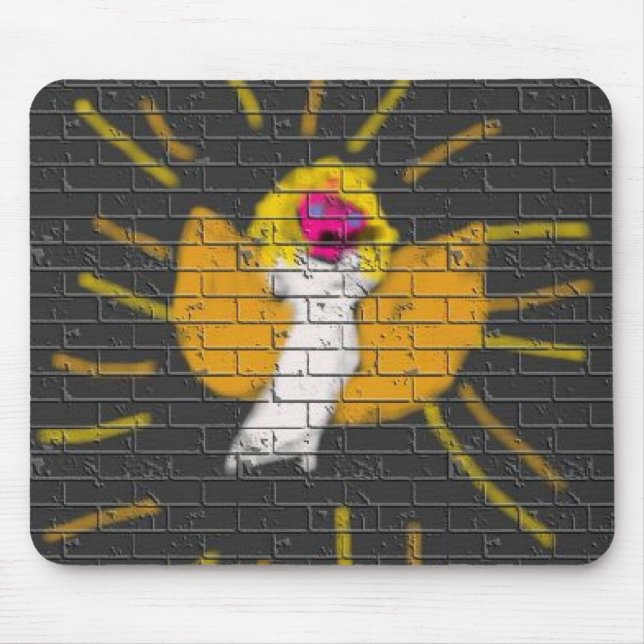 God jul Sol Måne Angel, konst av Kids :) Musmatta (Framsidan)