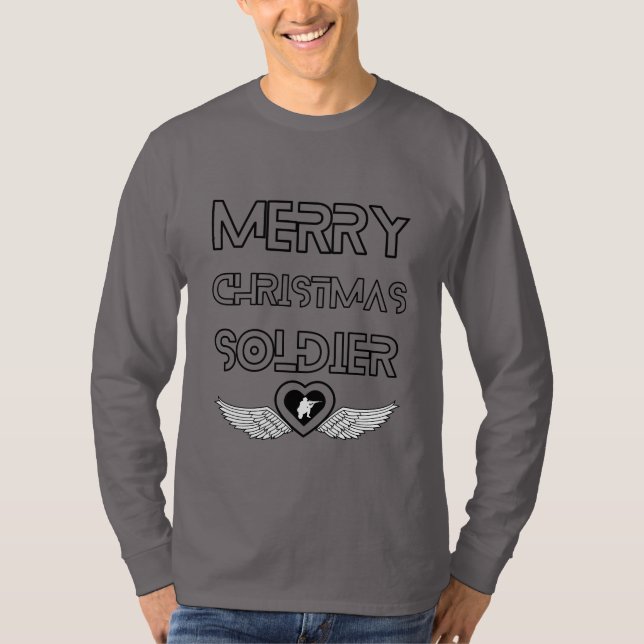 God jul Soldier T Shirt (Framsida)