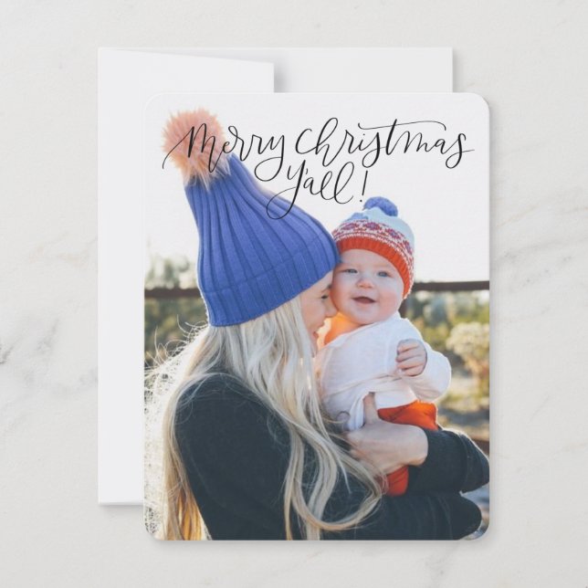 God jul som du card julkort (Framsida)