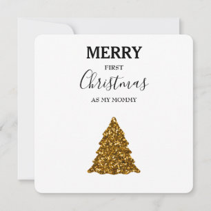 God jul som min Mamma - Guld Glitter