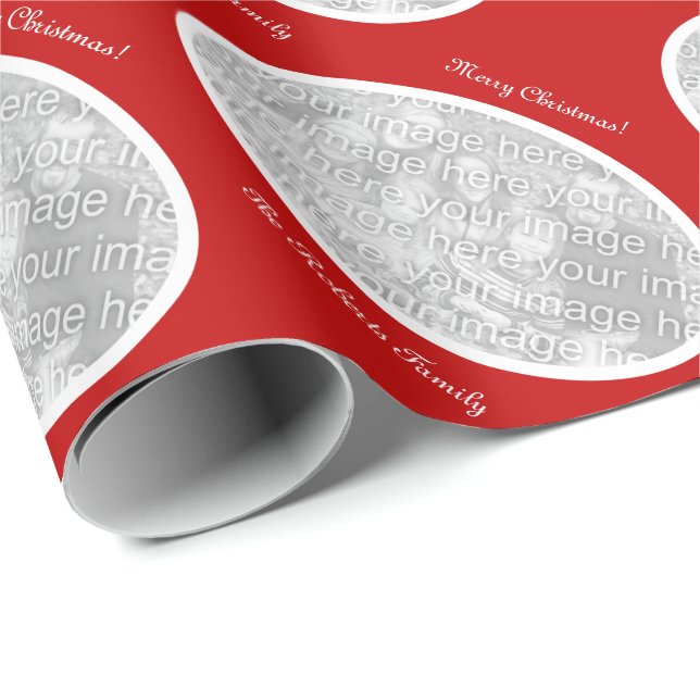 God jul som slår in papper med det beställnings- presentpapper (Rullad Hörn)