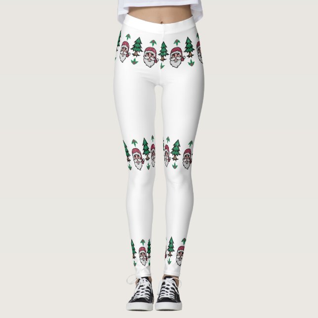 God jul Sommar-Stil Santas Thunder_Cove Leggings (Framsida)