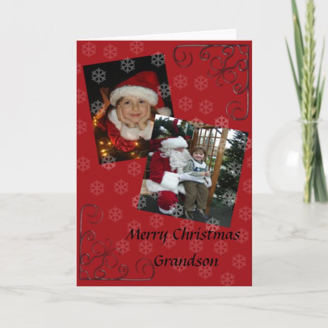 God jul sonson helgkort (Framsida)
