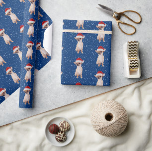 God Jul Söt Chihuahua Tomte Presentpapper