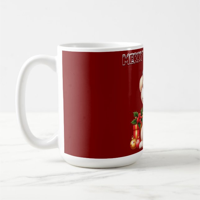 God jul söt marionett kaffemugg (Vänster)
