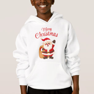 God Jul Söt Tecknad Tomte Enkel T Shirt
