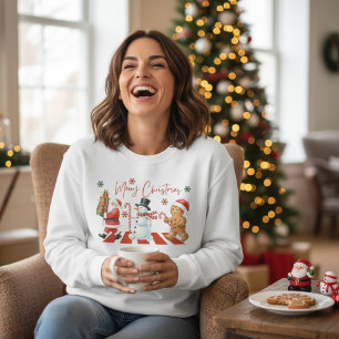 God Jul Söta Julkaraktärer Tomte T Shirt