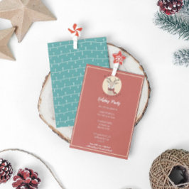 God Jul Söta Renar Julfest Julkort