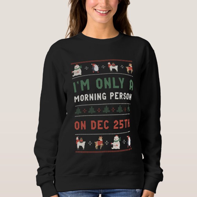 God jul, sötare morgon, person den 25 december t shirt (Framsida)
