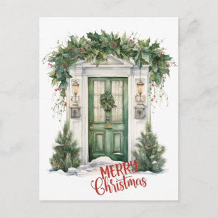 God Jul - Sött julhem Vykort