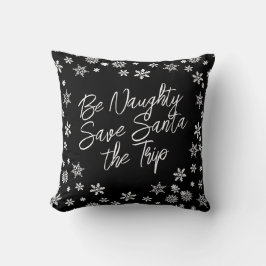 God jul, Spara Santa Resa Black White Kudde