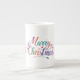 God Jul Specialmugg i Benporslin Mugg