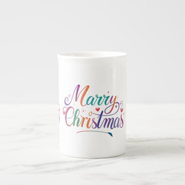 God Jul Specialmugg i Benporslin Mugg (Framsidan)