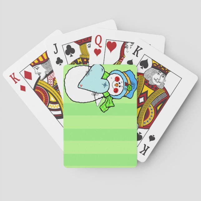 God jul, spel spelkort (Baksidan)