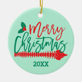 god jul Spine Holly Chiropraktic Julgransprydnad Keramik