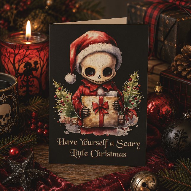 God jul Spooky Gothic Kort (Skapare uppladdad)
