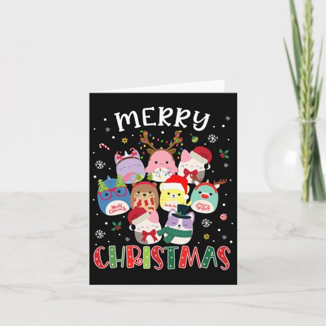 God jul Squad Mallow Girls Boys Kid Kort (Framsida)