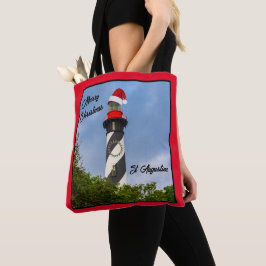 God jul St Augustine Florida Lighthouse Tygkasse