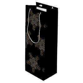 God jul Star Calligraphy on Black