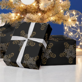 God jul Star Calligraphy Small Motif Presentpapper