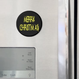 God jul Starry Nattteckensnitt Magnet