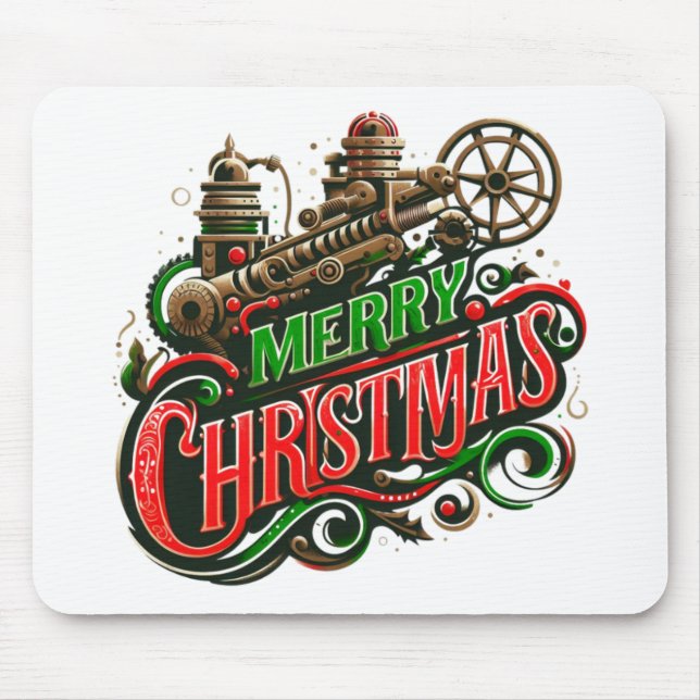 God jul steampunk musmatta (Framsidan)