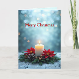 God jul-stearinkort helgkort