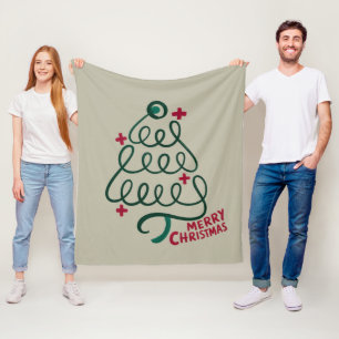God Jul Stetoskop CNA Sjukvårdsarbetare Fleecefilt