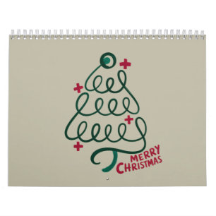 God Jul Stetoskop CNA Sjukvårdsarbetare Kalender