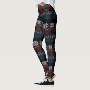 God jul sticka leggings