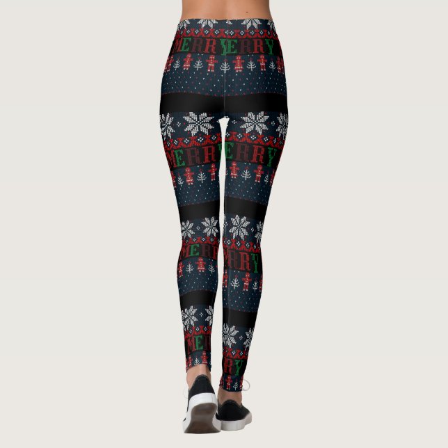 God jul sticka leggings (Baksida)