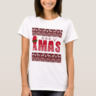 God jul sticka Trendig Elegant T Shirt