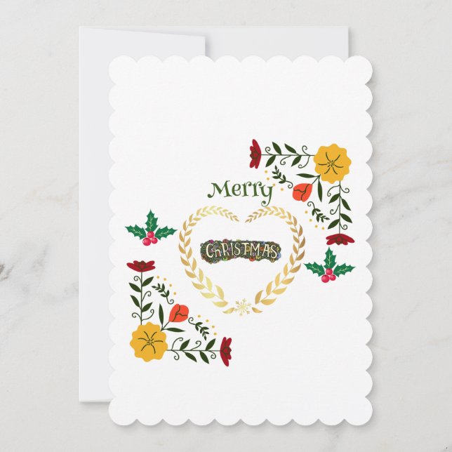 God Jul Stilig Högtid Trendigt (Baksida)