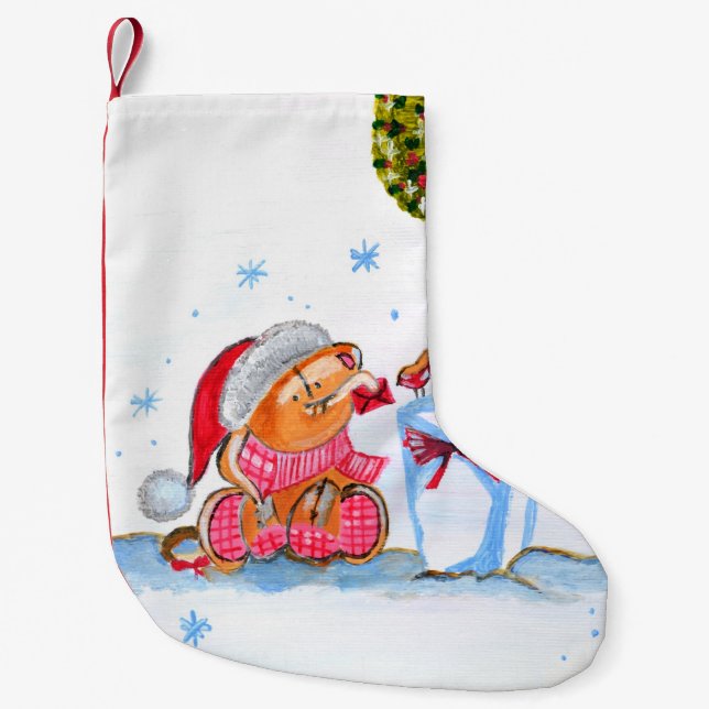 God jul Stocking Liten Julstrumpa (Framsidan)