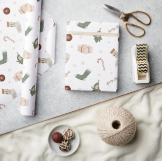 God jul Stockings Presenter Helgdag Gift Presentpapper