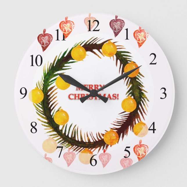 God jul stor klocka (Framsida)