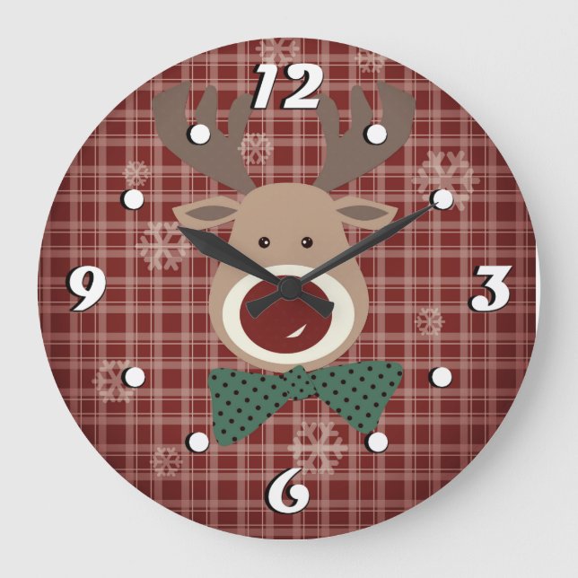 God jul! stor klocka (Framsida)