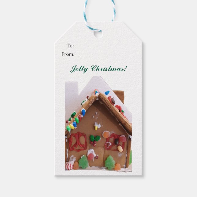 God jul, stora Märkre Presentetikett (Framsidan)