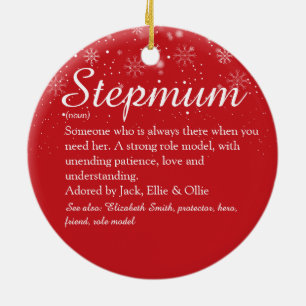 God Jul Styvmor Definition Julgransprydnad Keramik