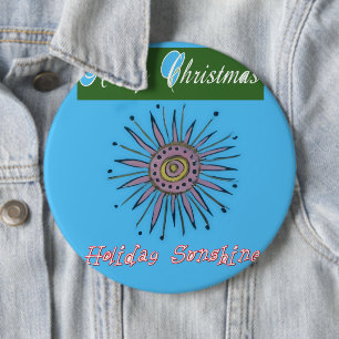 God jul Sunshine Helgdag Knapp