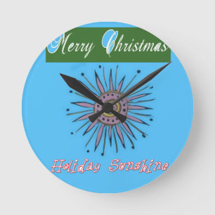 God jul Sunshine Helgdag.png Rund Klocka