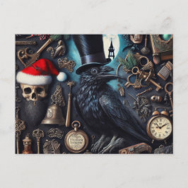 God jul Surrealism inspirerad av Poetry Vykort