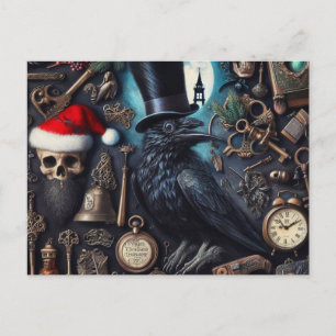 God jul Surrealism inspirerad av Poetry Vykort