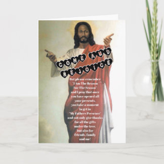 God jul Svarta Jesus Kort