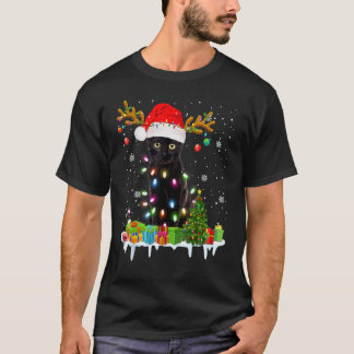 God Jul Svarta Katter Tomte Julgran Renar T Shirt