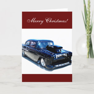 God jul svärtar för klassikerbilen för POWEN det Helgkort