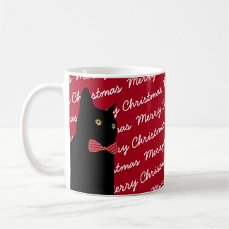 God jul svärtar katten kaffemugg