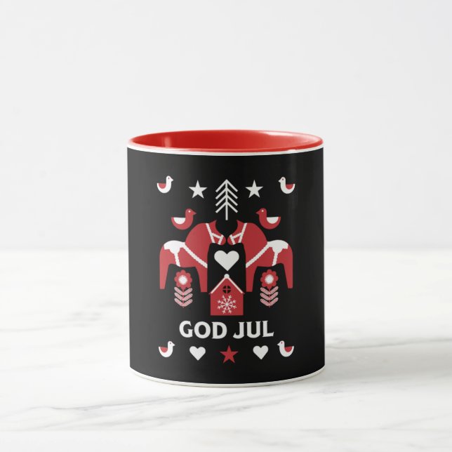 God Jul Svensk Folkkonst L Mugg (Center)